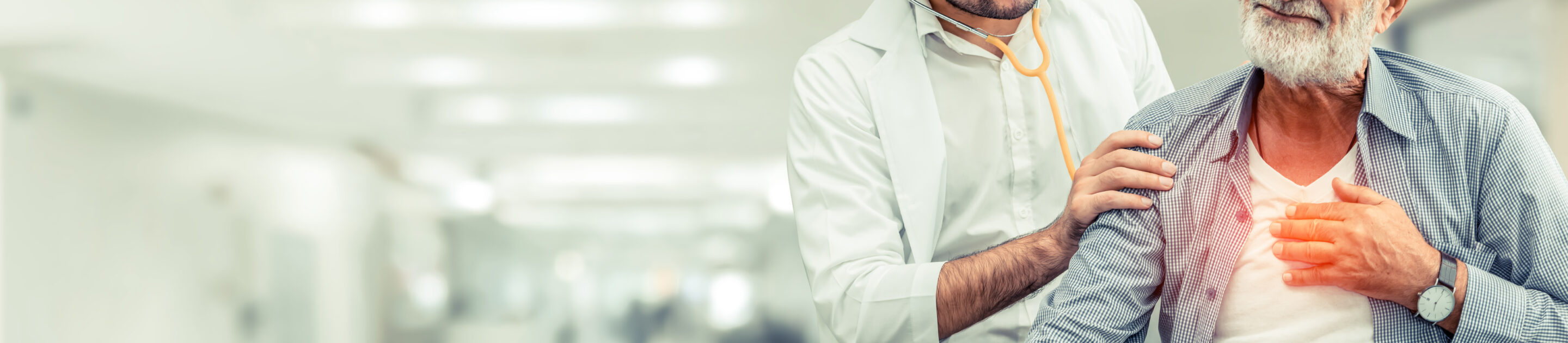 Patient visits doctor at the hospital. Concept of medical healthcare and doctor staff service.