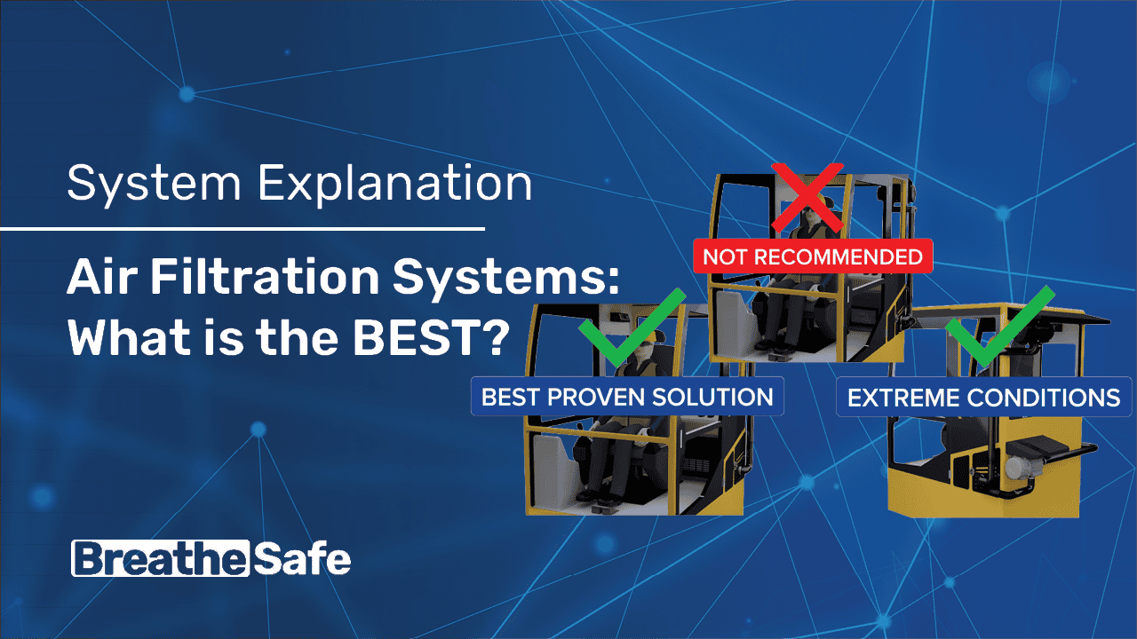 Diagram comparing air filtration systems highlighting recommended, best, and extreme options for optimal indoor air quality.