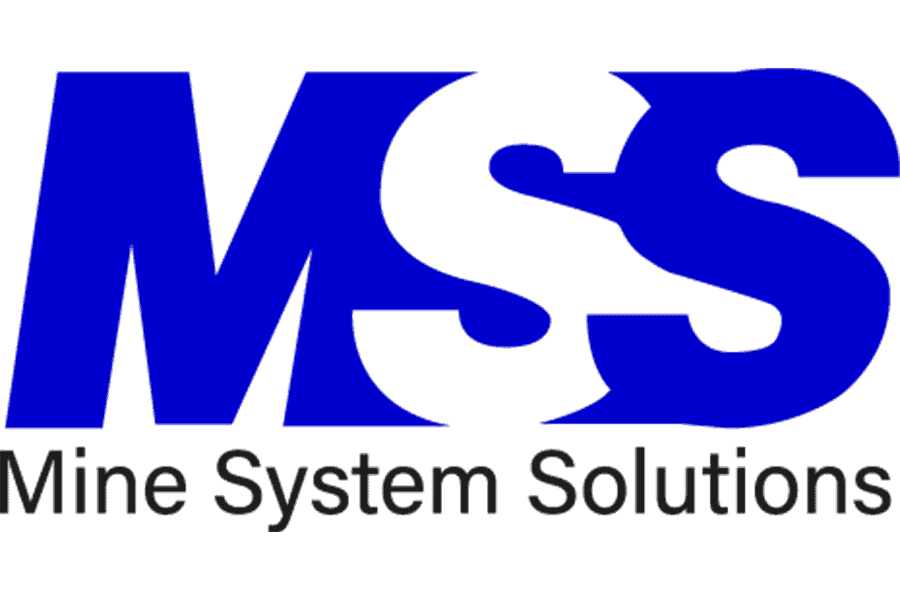 MSS Mine System Solutions Logo. Advanced air purification system for mine safety and health, ensuring clean, breathable air in underground mining environments.