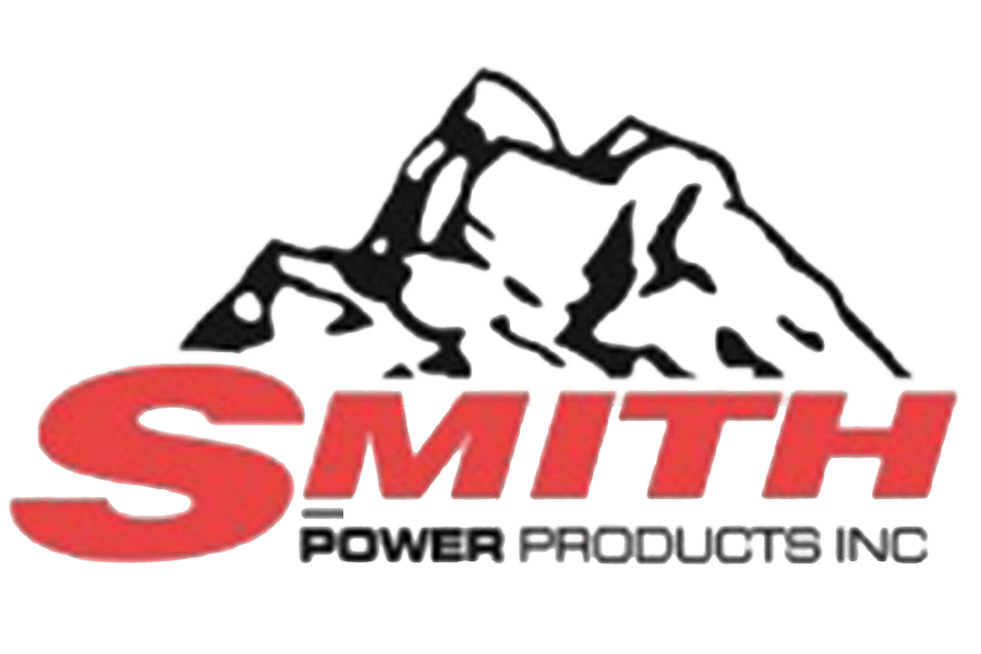 High-quality logo of Smith Power Products Inc. featuring a mountain graphic, representing strength and reliability in power solutions.
